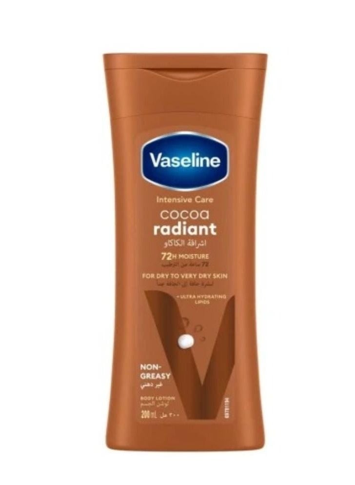 Vaseline Cocoa Radiant Body Lotion - 200 ml - Image 2